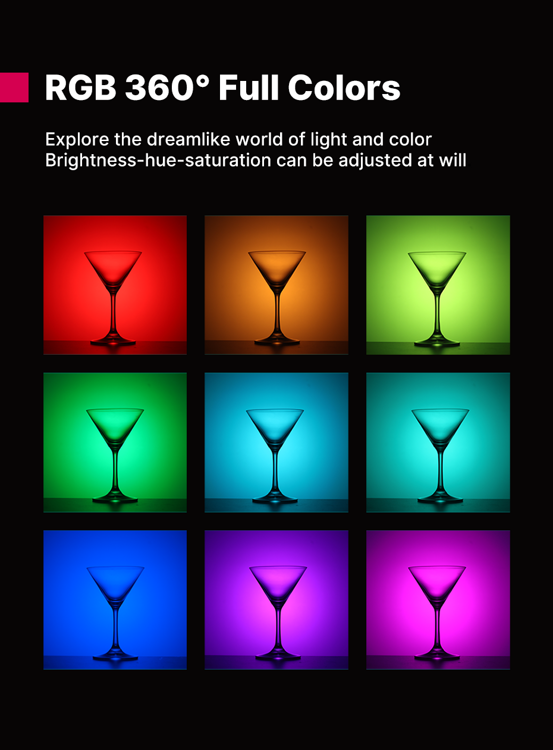 Портативная светодиодная лампа Ulanzi VL110 RGB